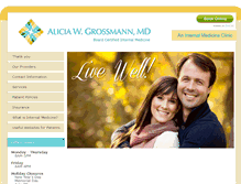 Tablet Screenshot of doctorgrossmann.com